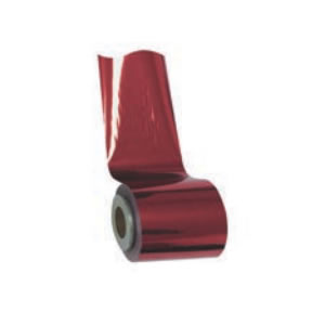 Foil Xpress Rolls for use on Polyprop & Laminated Items-Non Metallic Red - 403