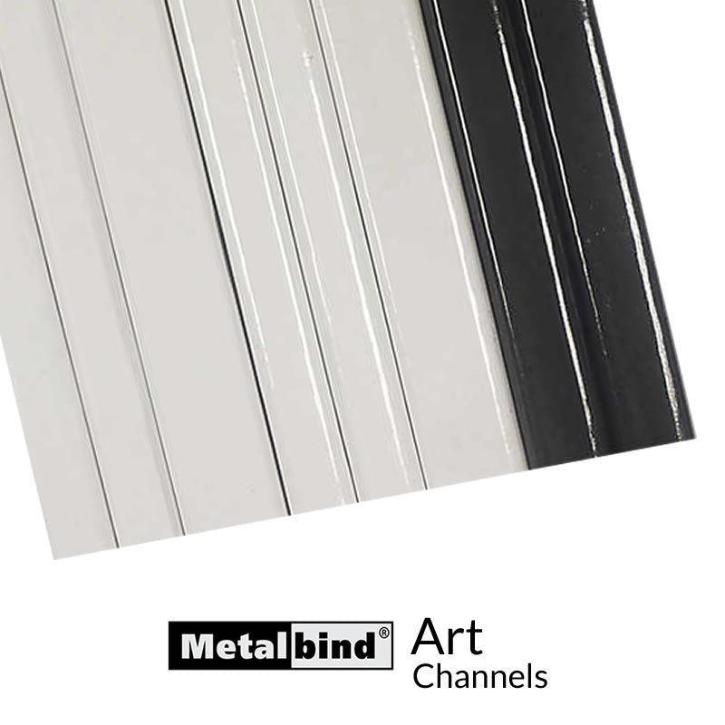 Our art channels in white, gloss white black and gloss black