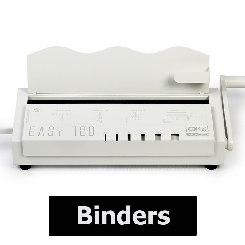 Easy 120 Machine - Manual. Binds EasyCovers Spine sizes 1.5mm to 13mm